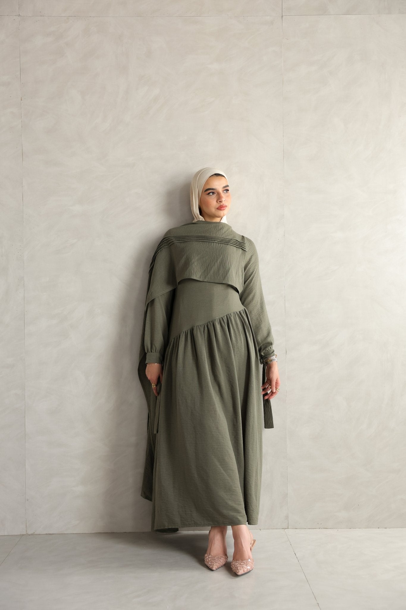 Linen angel dress - ATHWAB