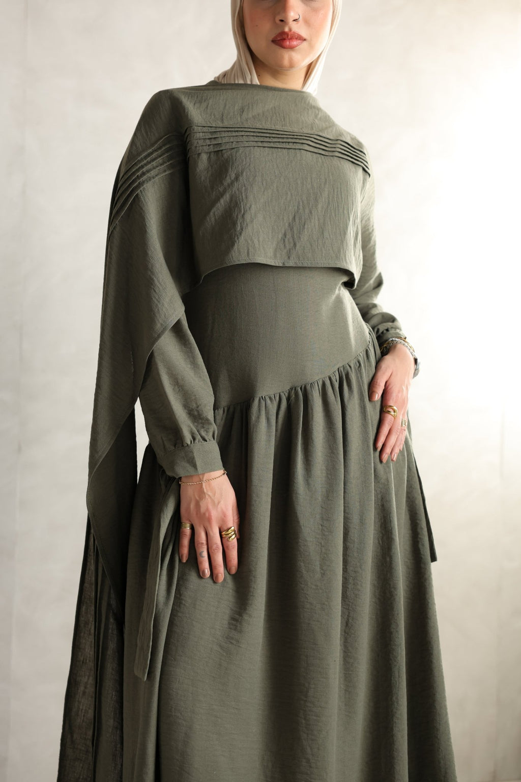 Linen angel dress - ATHWAB