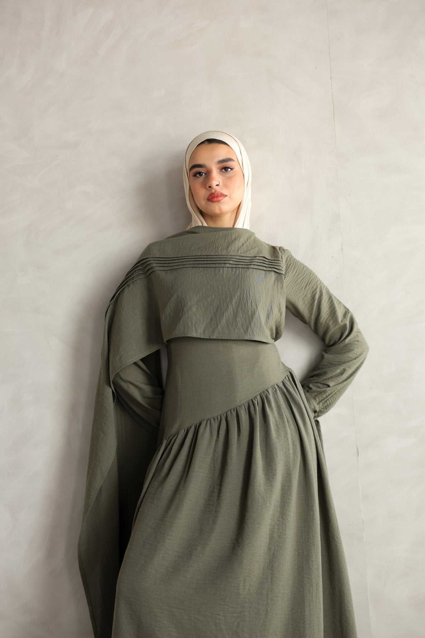 Linen angel dress - ATHWAB