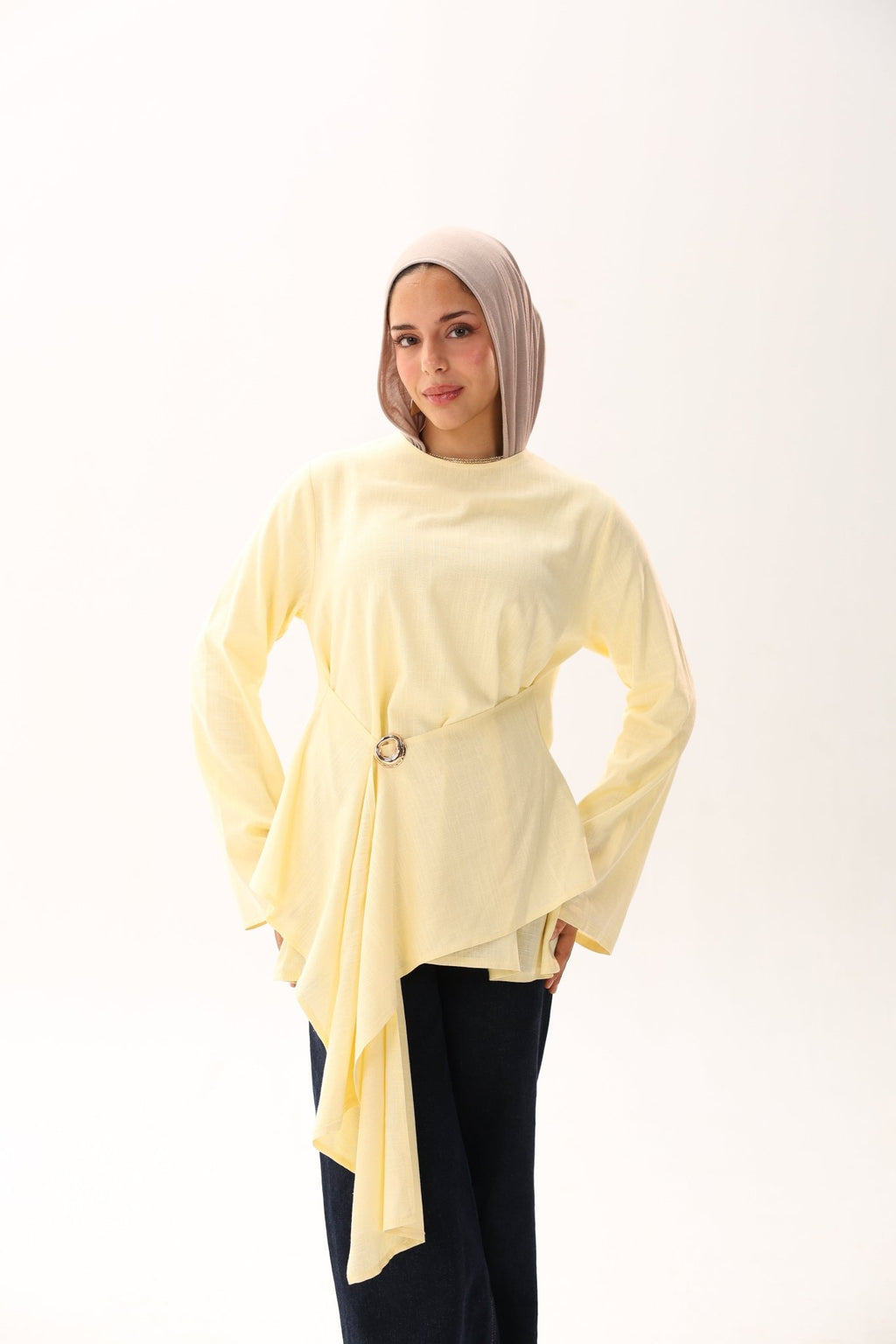 Linen Rose Blouse - ATHWAB