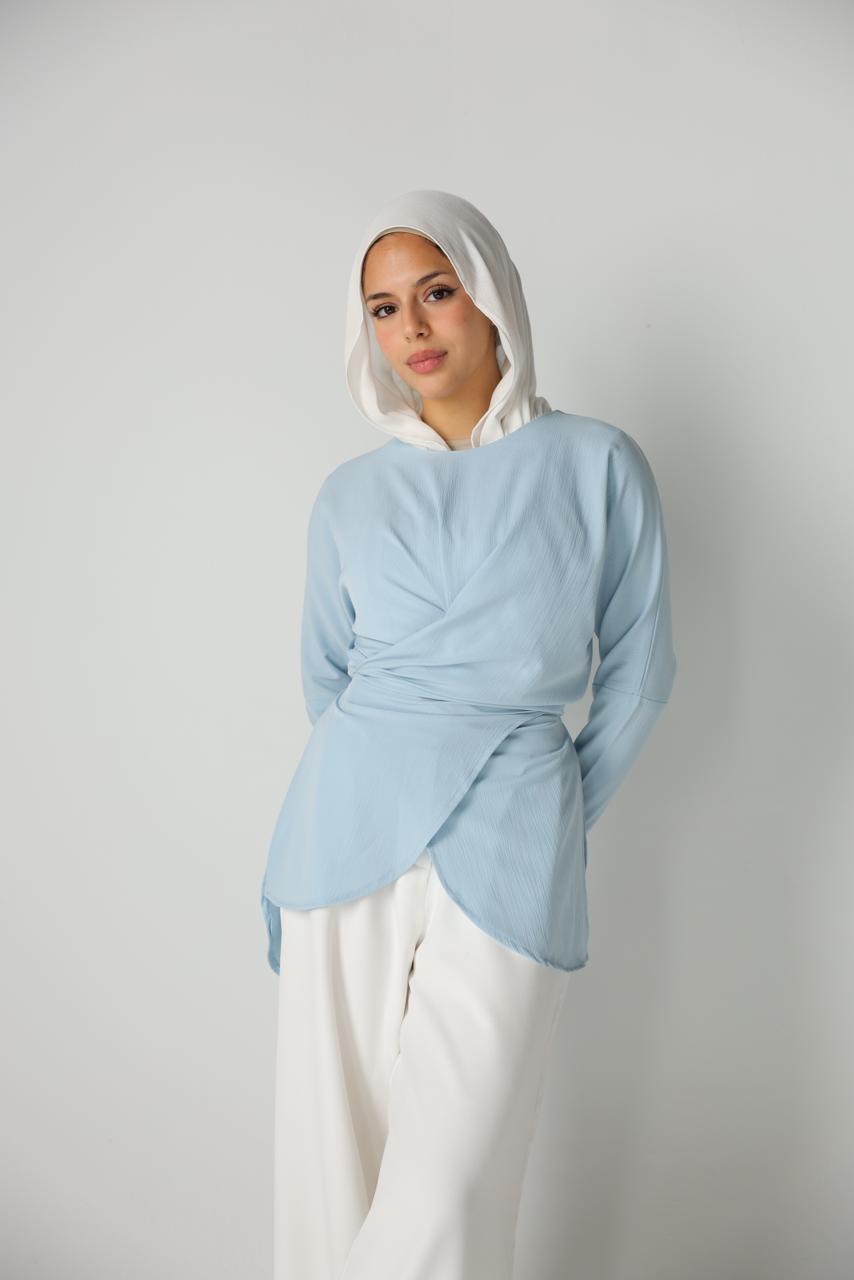 Nude allure blouse - ATHWAB