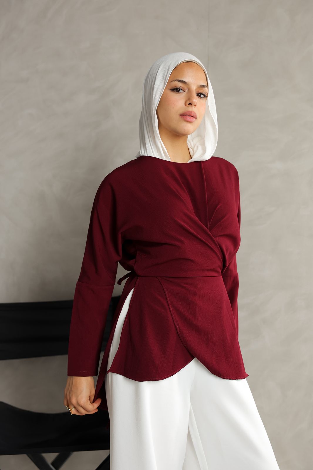 Nude allure blouse - ATHWAB
