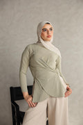 Nude allure blouse - ATHWAB