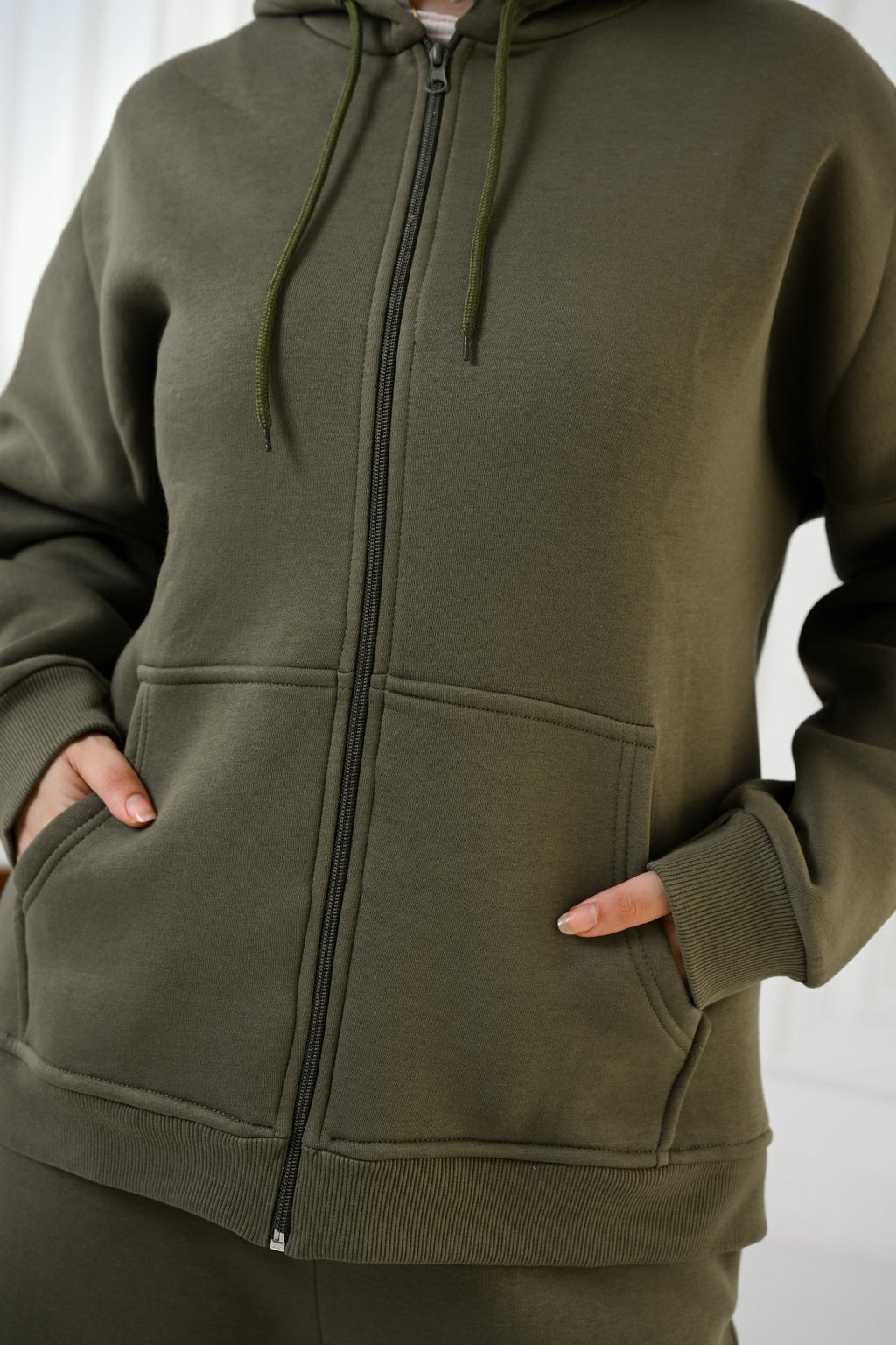 Olive Cozy Flow Set - ATHWAB
