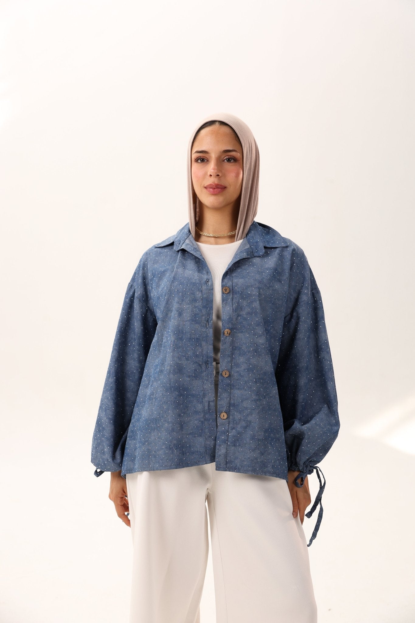 Pearl Denim Shirts - ATHWAB