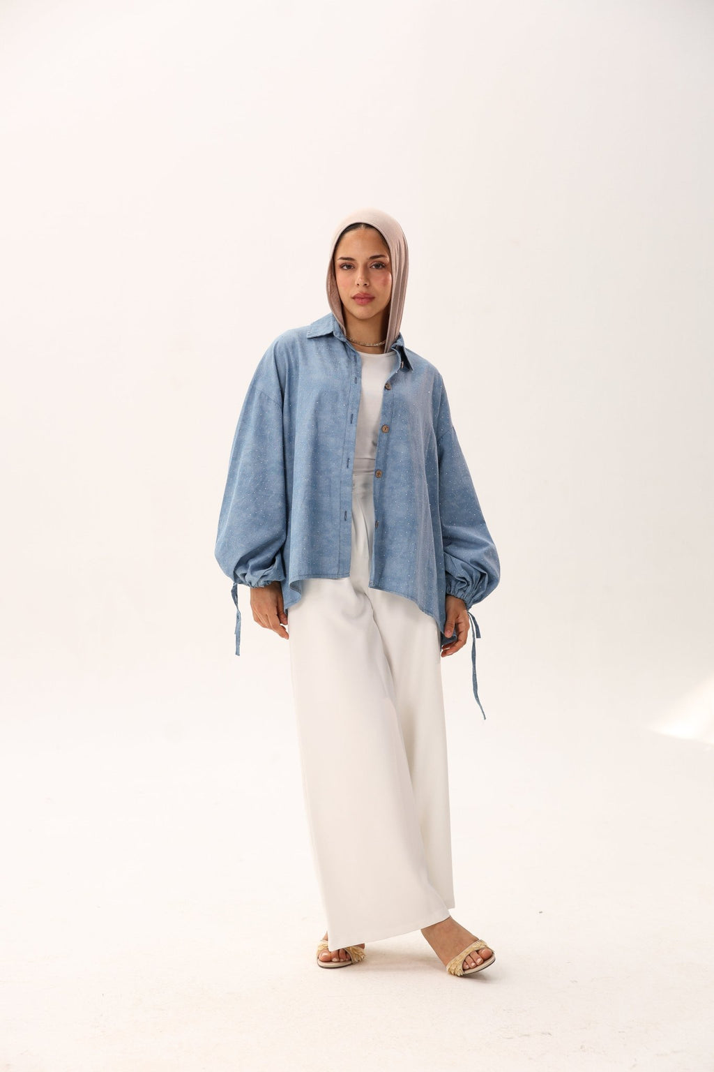 Pearl Denim Shirts - ATHWAB
