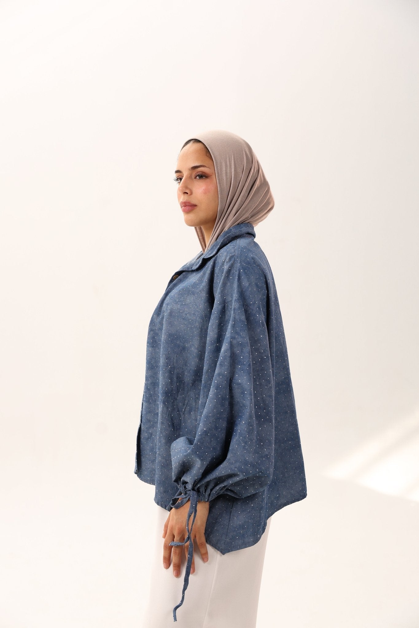 Pearl Denim Shirts - ATHWAB