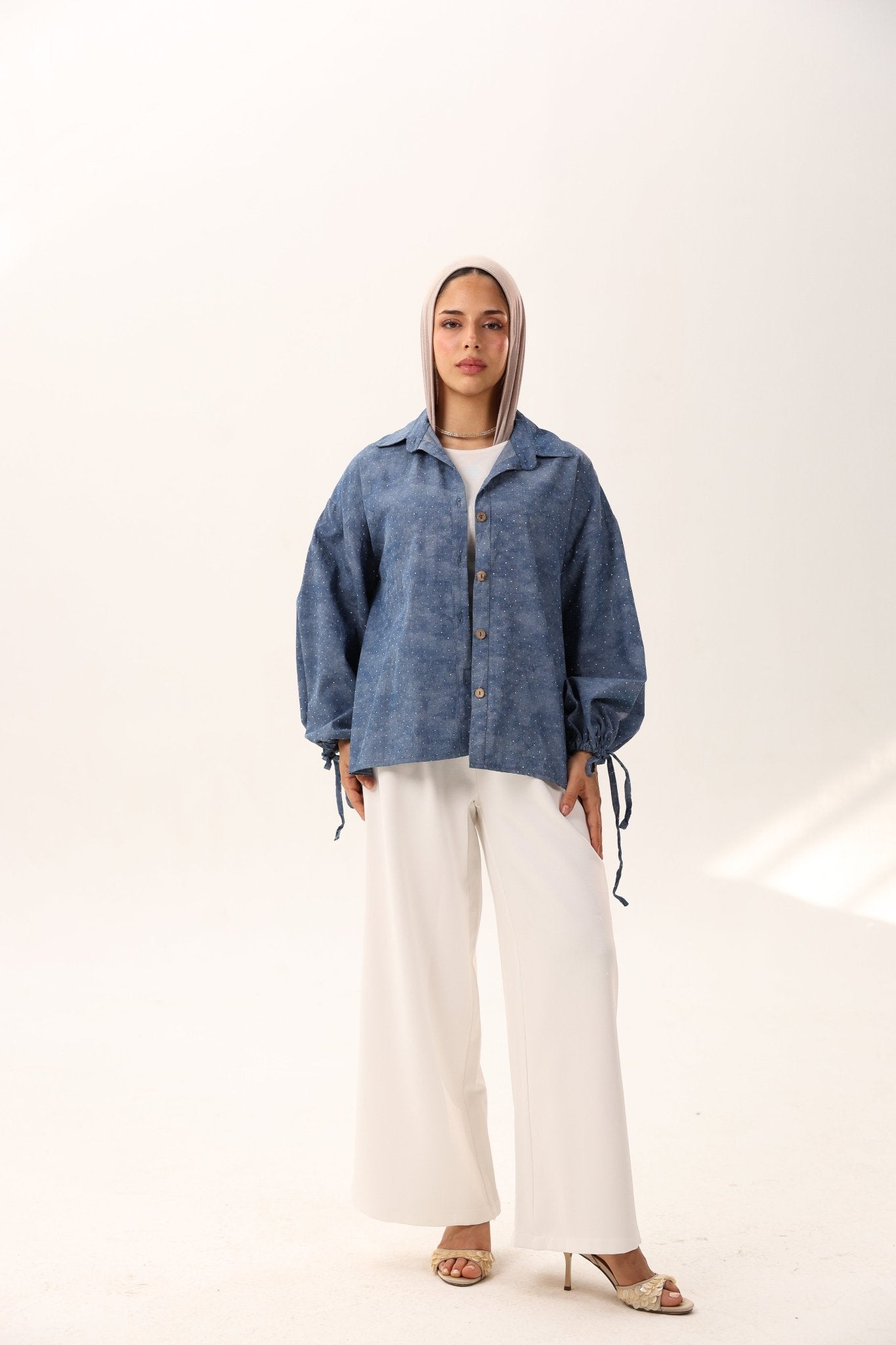 Pearl Denim Shirts - ATHWAB
