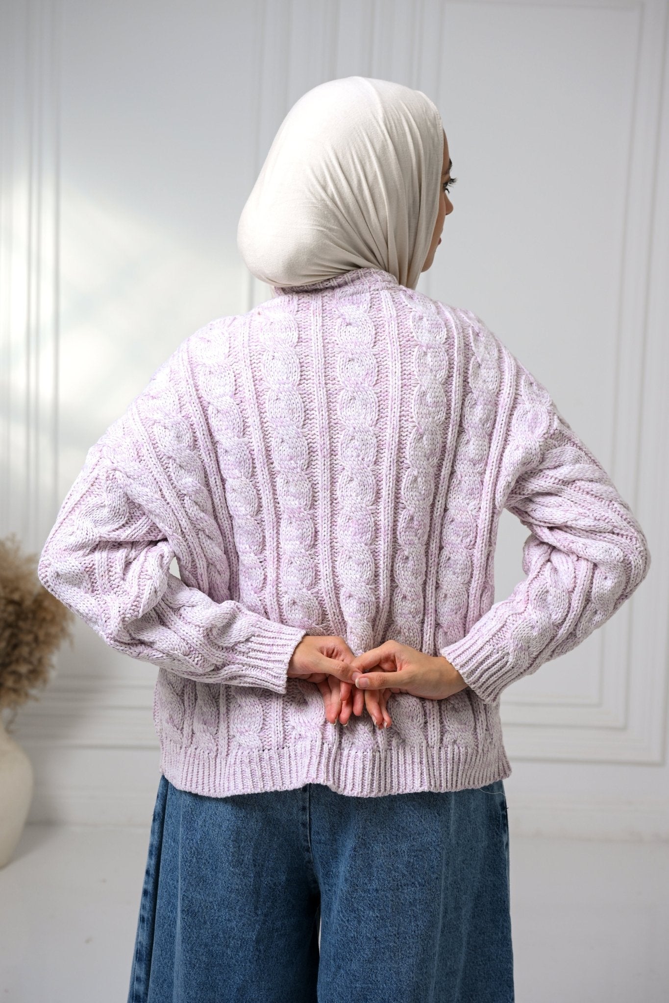 Pink Cloudy Touch Sweater - ATHWAB