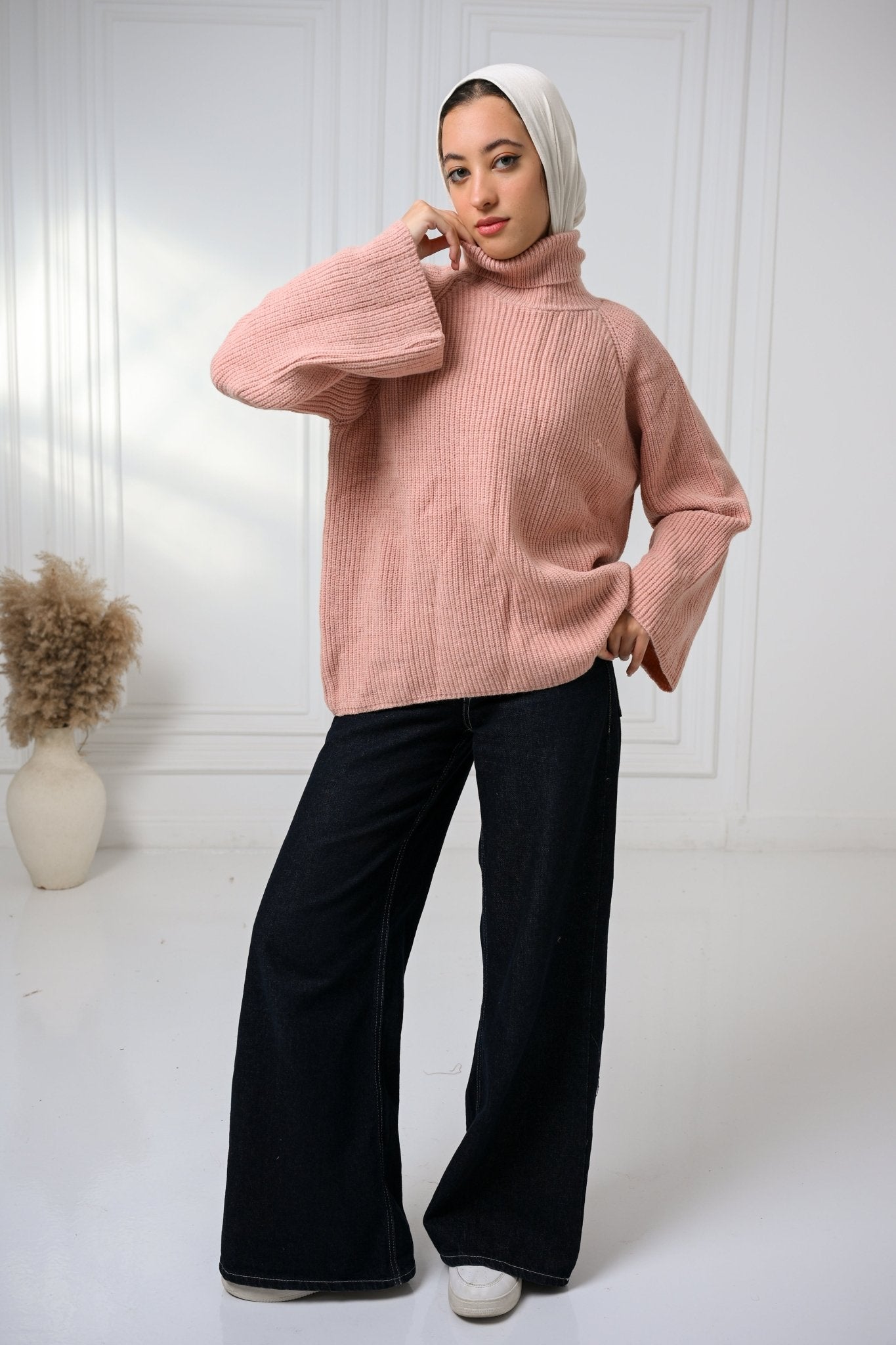 Pink Gentle Glow Sweater - ATHWAB