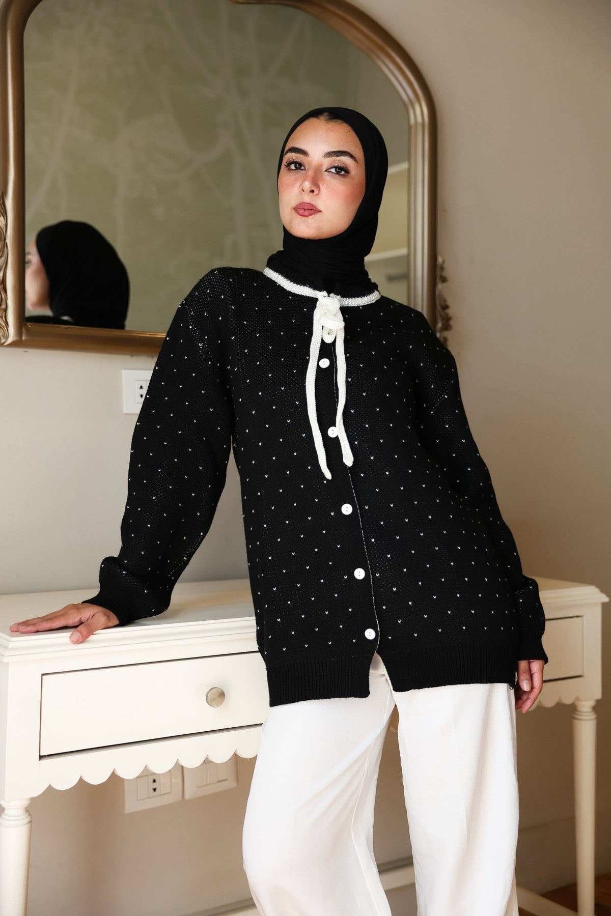 Polka Dots Sweater - ATHWAB