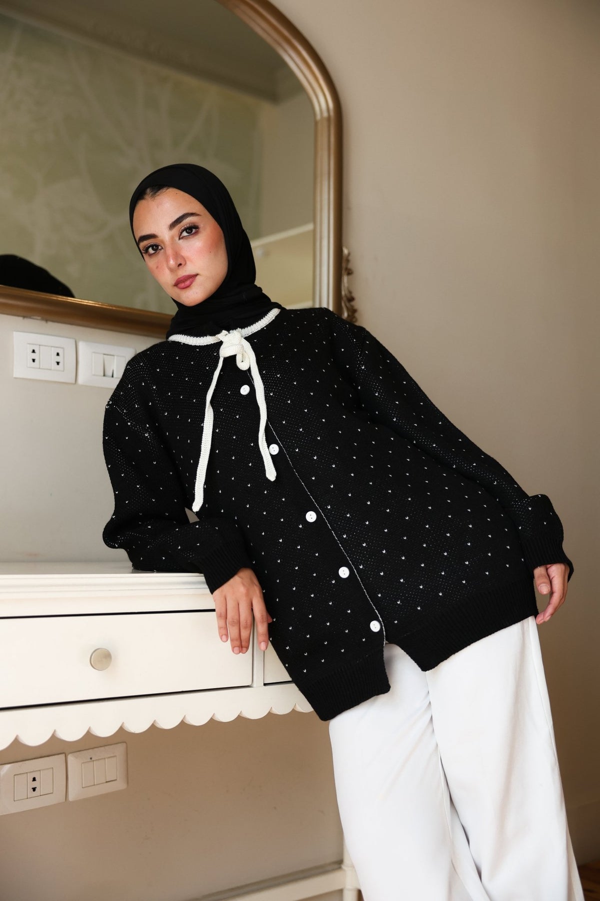 Polka Dots Sweater - ATHWAB