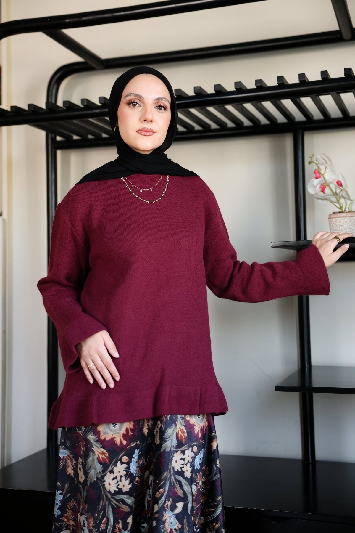 Ruffled Sweater - ATHWAB