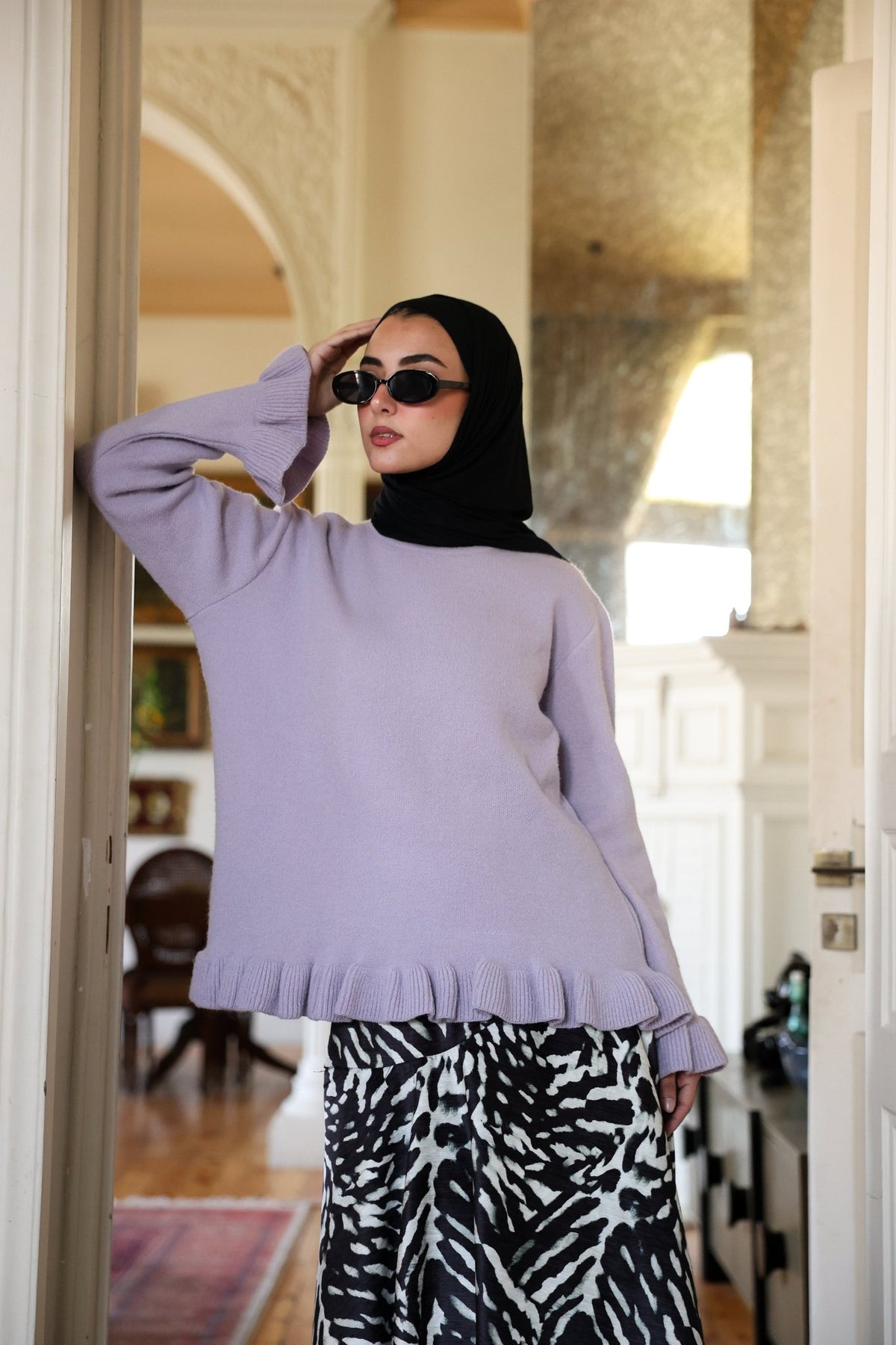 Ruffled Sweater - ATHWAB