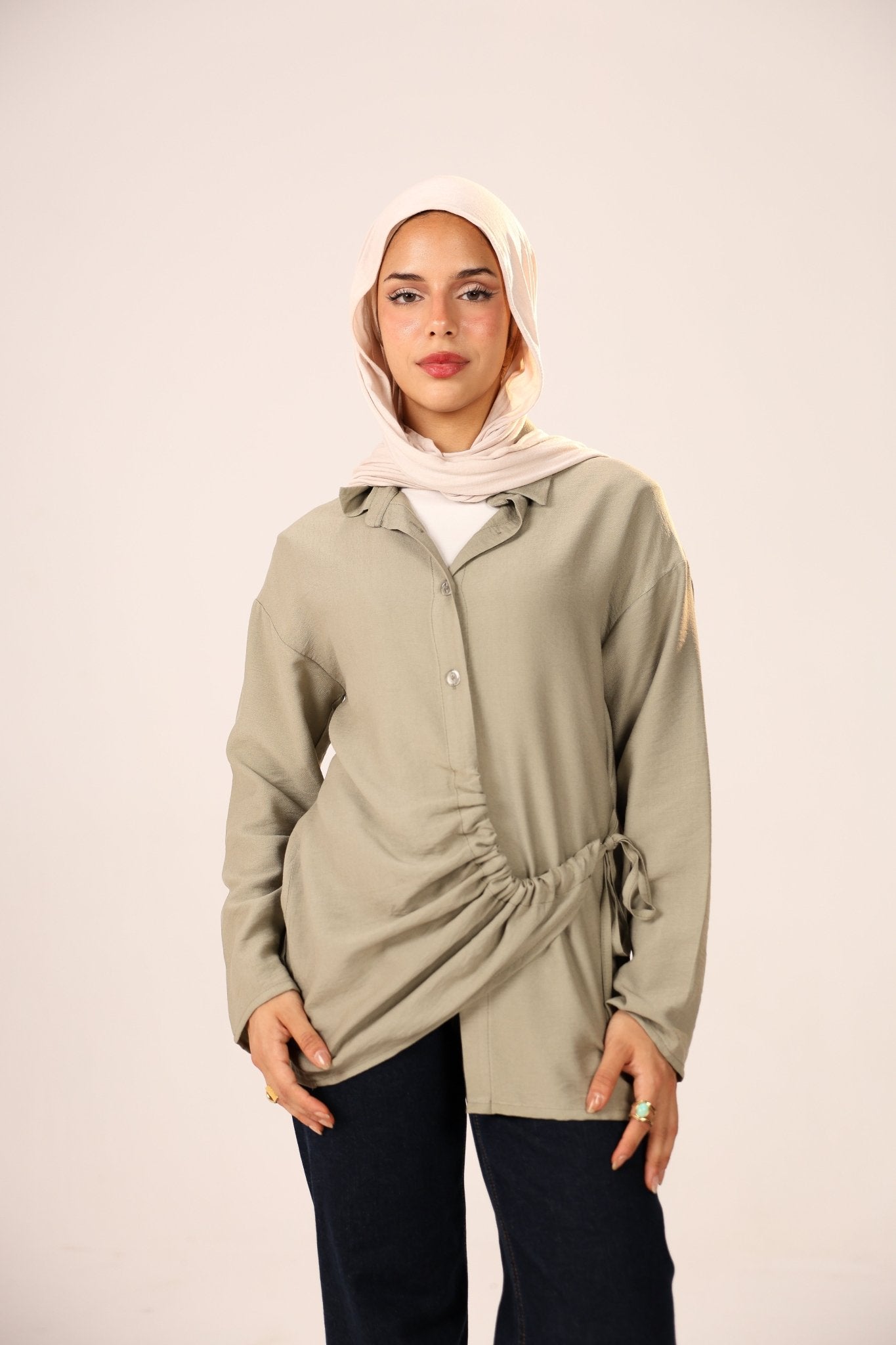 The daily linen blouse - ATHWAB
