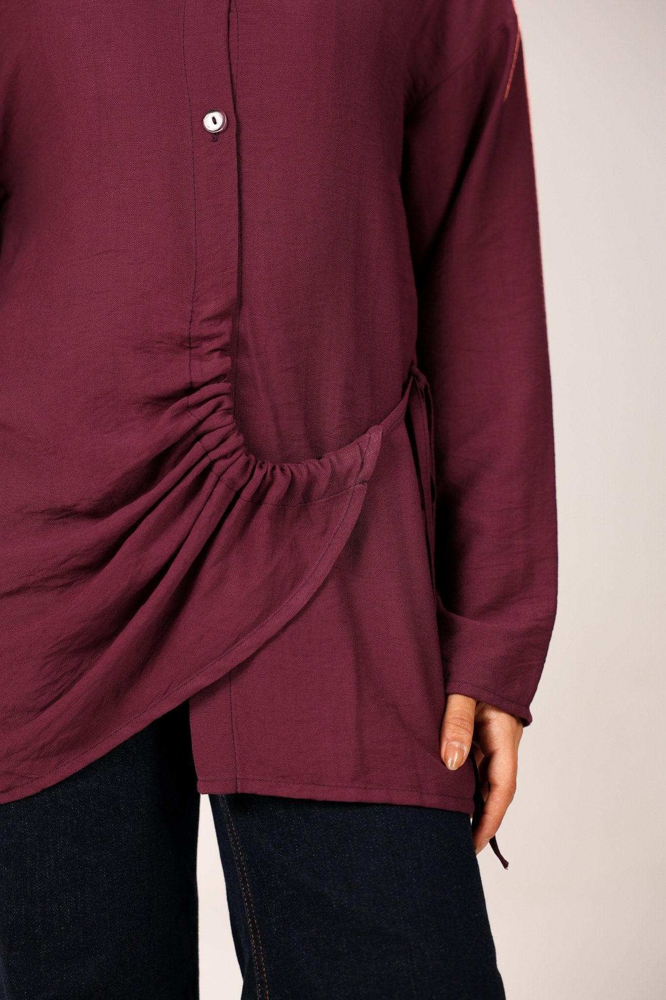 The daily linen blouse - ATHWAB