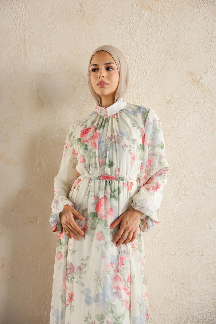 Whispering floral dress - ATHWAB