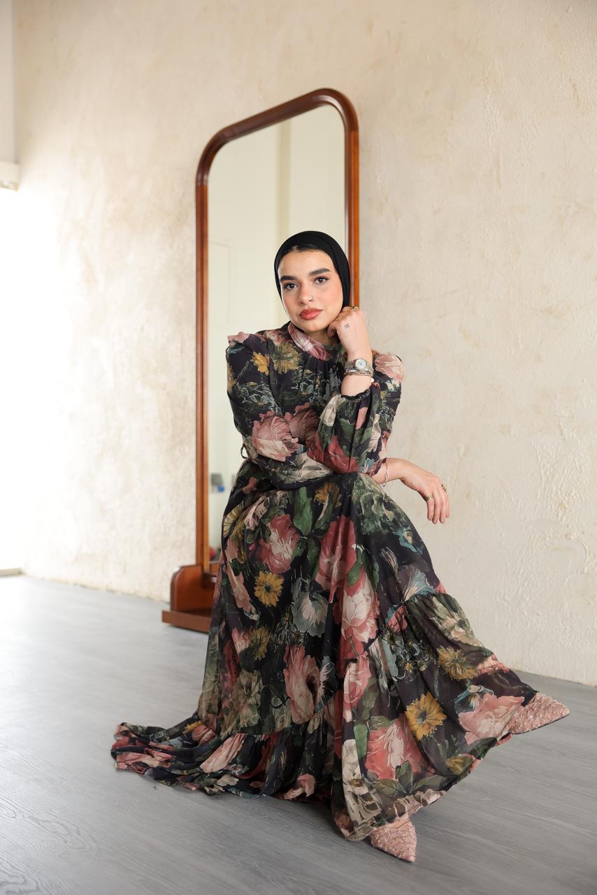 Whispering floral dress - ATHWAB