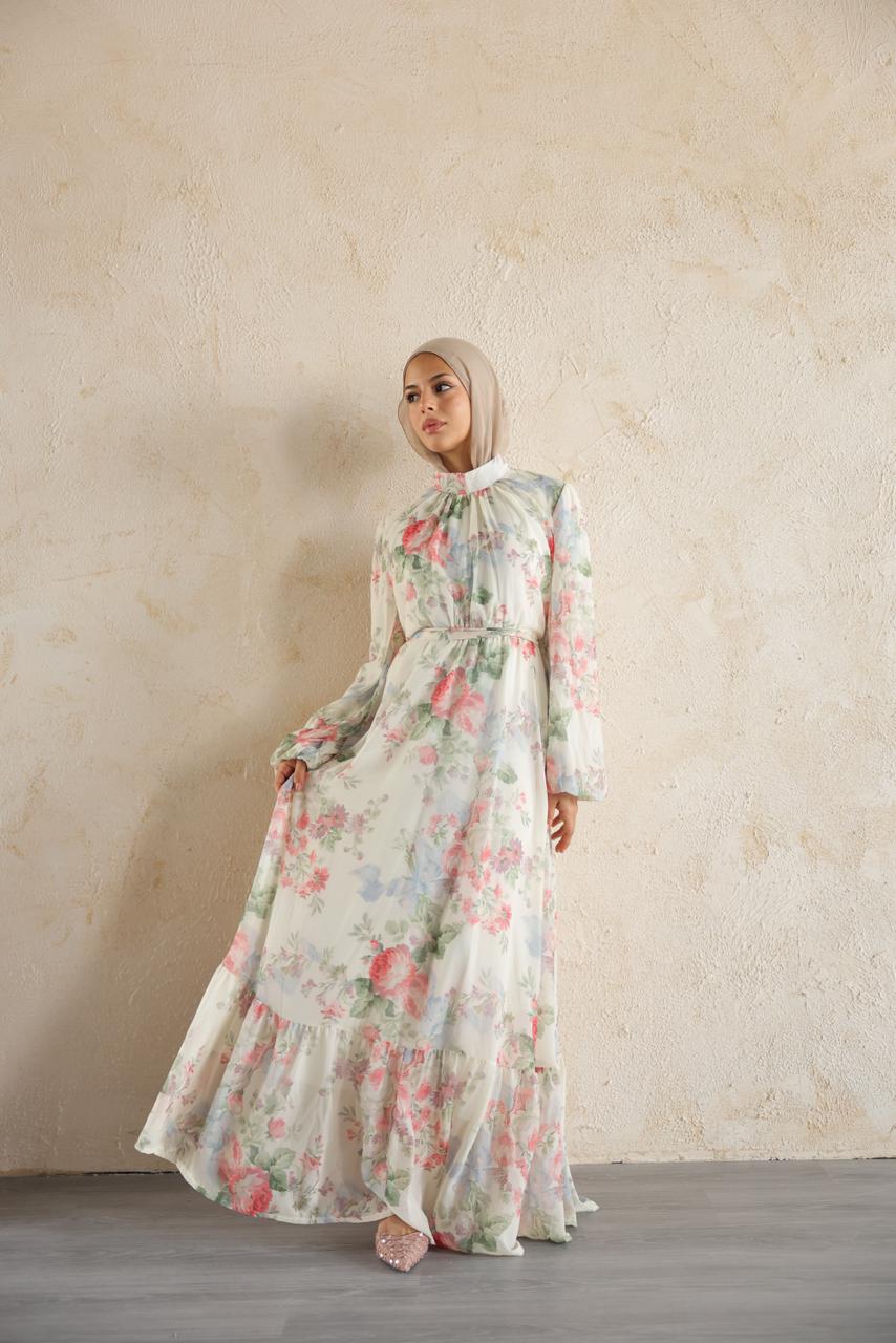 Whispering floral dress - ATHWAB