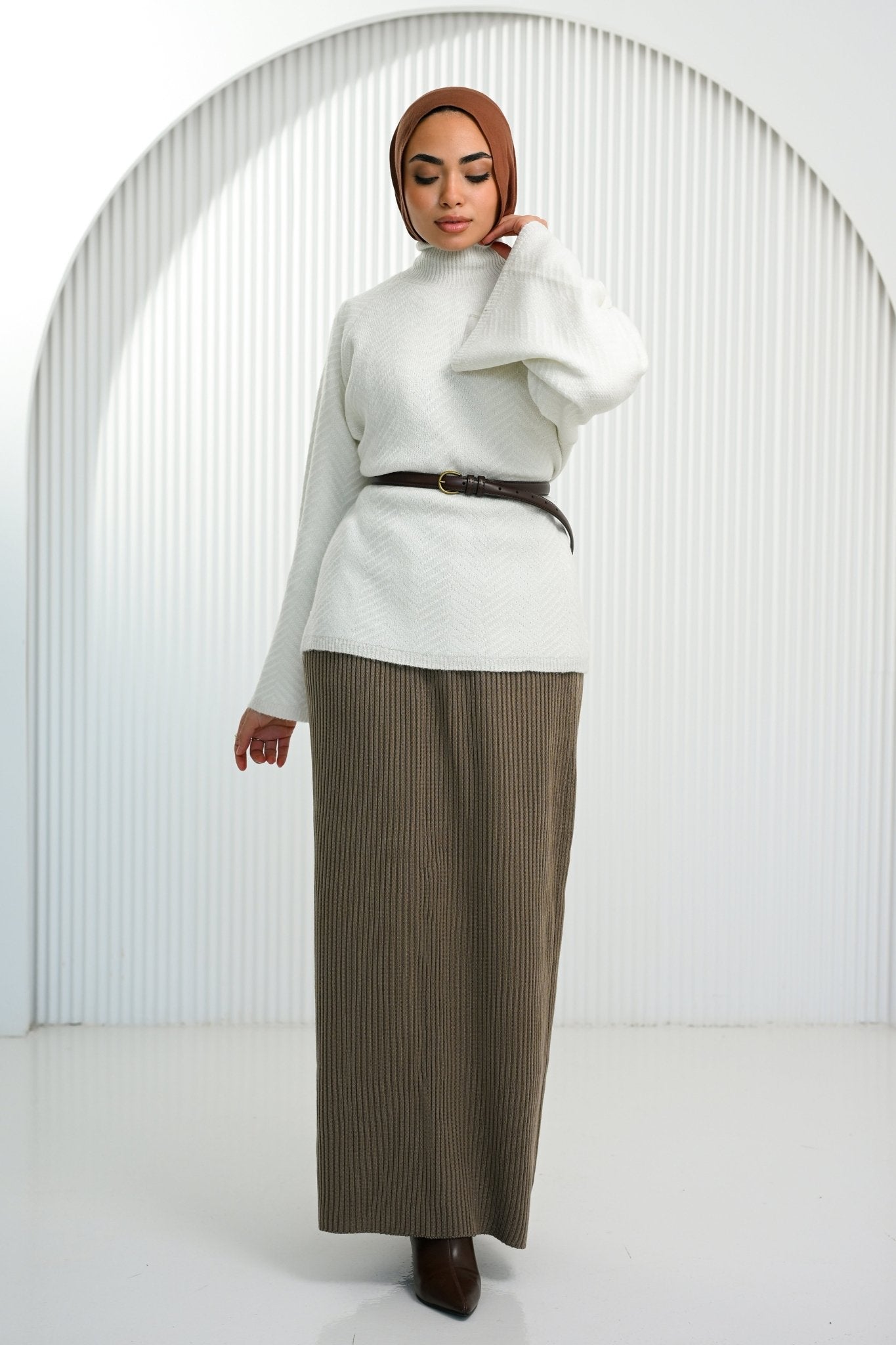 Winter Knit Skirt - ATHWAB